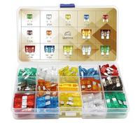 Yzzthumss Kfz-Sicherungsset mit 140 Teilen - Sortiment An Standard- und Mini-Flachsicherungen für Boote, Wohnmobile und