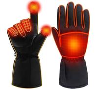 Z-YQL Beheizte Handschuhe für Herren Damen,Batterie Elektrische Heizhandschuhe Wasserdicht Touchscreen Winter Jagdhandschuhe Handwärmer für Skifahren Motorrad Wandern