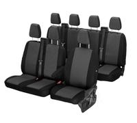 Z4L Sitzbezüge passend für Sprinter ab 2018-7 Sitzer - Polyester Grau, Hero - Passgenau