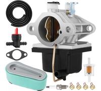 ZAMDOE 640065A Vergaser für Tecumseh 640065 OHV125 OHV130 OHV135 OHV110 OHV115 OHV120 OV358EA 13 PS 13,5 PS 14 PS 15 PS Motorteile für MTD Rasenmähertraktor für Stens 520-952 mit 36356 Luftfilter
