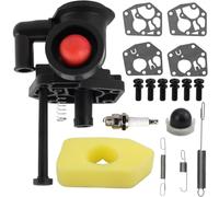 ZAMDOE 795477 Vergaser-Kit für Briggs Stratton 795469 794147 498809 497619 795475 790206 790218 699660 794161 498811 Vergaser kompatibel für 09J000 09L000 09S000 09T000 Vertikaler Motor