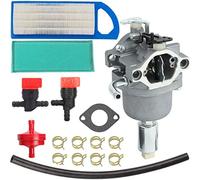 ZAMDOE 796109 594593 Vergaser Kit für Briggs & Stratton 591731 590400 796078 498811 794161 795477 14.5HP - 21HP, mit Luftfilter Kraftstoffleitung