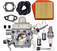 ZAMDOE FS240 Vergaser für Stihl FS240, FS240C FS240R FS240RC FS260 FS260C FS260R FS260RC FS360C FS410C Trimmer Freischneider 4147-120-0625 Ersatzteile Vergaser durch Luftfilter 4147-141-0300 ersetzen