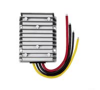 ZAMETTER Stromwandler DC 6 V auf 12 V, 120 W, hocheffizient, wasserdicht, IP68, Aluminium, Gleichstrom-Spannungsregler, 15 A, 20 A, für Auto, Boot, LKW, LED-Beleuchtungsüberwachungssysteme (15 A)