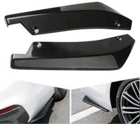 ZanLIn Auto Seitenschweller Hinten Heckstoßstange Spoiler Eckschutz Diffusor Für Toyota BZ3 2023 2024 2025, Heckstoßstangen Seitenspoiler Eckschutz,Black/A