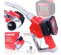 Zapfpistole Kraftstoffpistole Diesel Benzin mit LCD Zähler Auto-Stop 1 Zoll 75L