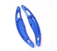 ZAPYVET Auto-Lenkrad-Schaltpaddel, Passend für Porsche, für Macan 2014-2019 911 718 991 Cayman 918 Gear Extend Shifters Aufkleber Auto-Lenkradschaltpaddel(Blue)