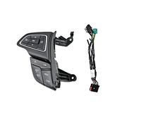 ZAPYVET Lenkrad-Audiolautstärke-Bluetooth-Tempomat-Schalterknopf, for Ford, for Focus, Mk3 2015-2017 Kuga 2017 Lenkradtasteneinheit(With LIM)