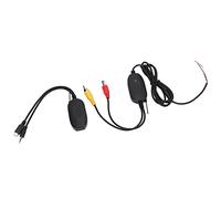 ZASCHMOY Drahtloses Video-Sender-Empfänger-Set, GPS-AVIN-Schnittstelle, Wasserdicht für Auto-Rückfahrkamera-Monitorsystem mit DVD-Leitung (Ohne)