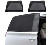 ZATOOTO Sonnenschutz Auto Schiebetür, Moskitonetz für MPV Van, Camping | 2 Stück, 60 x 103 cm，Verstellbare Größe, Effektiver Insektenschutz, Einfache Montage, Fenster Nutzbar, Optimale Belüftung