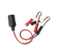 ZBIianxer Auto Steckdosen Verlängerungskabel mit Krokodilklemmen für Kfz Elektrogeräte, Zubehör, Batterieklemmen Adapter