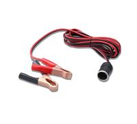 ZBIianxer Auto Steckdosen Verlängerungskabel mit Krokodilklemmen für Kfz Elektrogeräte, Zubehör, Batterieklemmen Adapter