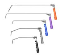 ZBIianxer Multifunktionales, umfassendes Karosserie Reparaturwerkzeug, Metall Stemmstangen Set zum mühelosen Entfernen von Dellen auf verschiedenen Oberflächen Dellen Stemmstangen in Mehreren Größen