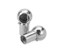 ZCera Heckklappendämpfer 2x10mm M8 M6 Universal Stecker Ball Schraube Bolzen Pin Mit Dichtung Mutter Für Frühling Lift Unterstützt Gasfeder Dämpfer Heckklappe(Inner M8)