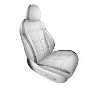 ZCera Sitzbezug Auto Set Für FIAT Für 500 2011-2014 Maßgeschneiderte Autositzbezüge Leder 360 Full Cover Innenzubehör(C)