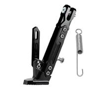 ZCHQF Motorrad Seitenhalterung für Yamaha Xmax 300, Metall rutschfeste Verstellbare Parkbein Ständer, Motorrad Änderung Kickstand Zubehör,B