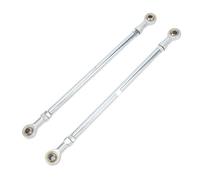 ZDETGU Lenkungs-Spurstangenkopf-Set, 1 Paar, 295 Mm, 8 Mm Spurstangen-Set aus Hochfester Stahllegierung für Go-Kart, ATV, Drift, Trike, Quad, Mini-Fahrrad mit 320 Mm Gesamtlänge