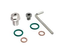 ZDETGU Selbstschneidende Ölablassschraube, Huckepack-Ölwannengewinde-Reparatursatz aus Edelstahl mit Gummi-O-Ring-Dichtung, Zur Reparatur von Verrutschtem Ölwannengewinde (M14,1-1,5x15mm)