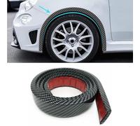 ZDHXZYQ Auto Radlauf Schutz für Peugeot 208 II/Allure Auto Ecole/Roadtrip/208 GT, Auto Kotflügel Verbreiterung, Autorad Augenbrauen Antikollisionsstreifen,B-3.5cm Carbon Fiber