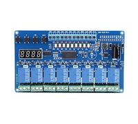 Zeitverzögerungsrelais, 12-V-Timermodul 836 V 8-Kanal-Multifunktions-Zeitverzögerungsrelais-Schnittstellenkartenmodul Optokoppler-LED-Zeitrelais 12 V