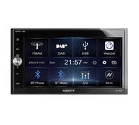 XZENT X-107 - 2 Din Autoradio für Autos und Reisemobile, Multimediasystem mit 6,75“ / 17,1 cm Touchscreen, Mediencenter mit DAB+, USB, UKW, Bluetooth, WebLink