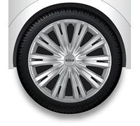 ZentimeX Radzierblenden Radkappen Radabdeckung 14" Zoll #17 Silber ABS