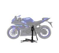 Zentralständer EVOLIFT® für Yamaha R7 21-25 mit Racing Fußrastenanlage Black Ops Edition (Grundfarbe: Schwarz)