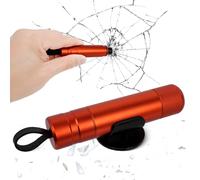 ZephyrCraft Nothammer Auto mit Gurtschneider, Sicherheitsgurtschneider Notfallhammer mit Halterung und Testglas, Rettungswerkzeug für Auto Erste Hilfe Set, Warndreieck und Feuerwehr Zubehör