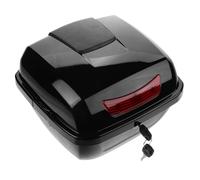 Zerodeko Elektrische Motorrad heckbox Kompatibel Robustes Material Geräumiger Einfache Montage Vielseitige Transportbox für Helm Regenmantel und Werkzeug Schwarzes Roller