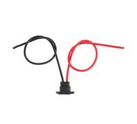 Zerodeko Hochtemperatur-Steckdose für Elektroroller, 10AWG Silikonkabel | Ersatz-Ladeanschluss für E-Bikes, Hochstrom-Einlass, Lithium-Akku-Ladebuchse, hitzebeständig