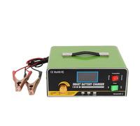 Zerodis Intelligentes Batterieladegerät, 12 V, 24 V, 50 A, 30 A, Autobatterieladegerät und -wartung mit LED-Anzeige, Übertemperaturschutz, für Standard-Gel-AGM-Blei-Säure-Batterien bei (EU-Stecker)