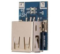 Zerodis Modulschutzplatine, Hocheffizientes Power-Boost-Modul 5 V 1 A für Heimwerker-Ladegeräte und Mobile Geräte, USB-Batterieladung, Entladung