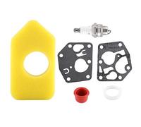 Zerodis Vergaser-Membran-Dichtung Luftfilter Zündkerzen-Kit für Briggs Stratton kleine Motoren ersetzt 281028 495770 795083 694394 494408