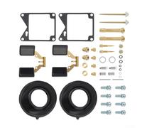 Zeroupshop 2 Sets Vergaser-Reparatursatz, für XV920-Motormodelle 1981-1983, Ersatzteile zur Wiederherstellung des Durchflusses und Verbesserung der Effizienz, für einfache Installation