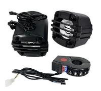 Zestivra Motorrad-Stereoanlage - Wetterbeständiges Lenker-Sound-Kit | Kabelloses Lautsprecher-Paar mit Audioleistung für Outdoor-Reiterlebnis Männer Frauen Biker Lange Roadtrips