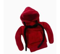 ZFSEF Auto Schaltknauf Abdeckung für Mazda2 Sedan 2010-2014, Universal Mini Hoodie for Auto Shifter Car Decoration Accessories,Red