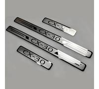 zhangqin Auto Einstiegsleisten Schutz für Mazda CX-30 CX30 2019 2020 2021 2022 2023 2024,Auto Tür Schritt Platte Abdeckung Auto Einstiegsleisten Schutzfolie,Selbstklebend Abrieb