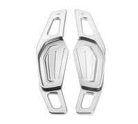 ZHANGZHENGYAO Lenkrad Schaltwippe Für Skoda Für Octavia Für A8 Für MK4 Für ENYAQ Für RS Für VRS Für Karoq Für Kodiaq 2021-2025 Aluminium Legierung Paddle Shift(Silber)