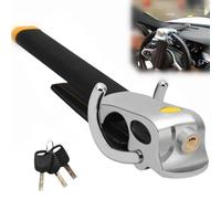 ZHAODG Lenkradkralle, Lenkradsperre Auto, für Dacia Sandero Sandero Stepway Spring, Diebstahlsicherung Auto, Strapazierfähig, Universelle Passform, 3 Schlüssel,B