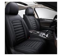 ZHISHIGUO Full Set Auto Sitzbezüge FüR Ford Ranger T6 2012 2013-2018, Wasserdichter Leder-Autositzbezug, Seasons Protectors VerschleißFest, 5-Sitzer Autositzbezug(Black)