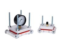 Zhjvihx 2-Takt-Auspuff-Dellen-Reparaturset, Professionelles Dellenentferner-Werkzeug mit 100 PSI Manometer für 125 Ml, 150 Ml, 200, 250, 300 Dirt Bike ATV-Motorräder