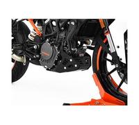 ZIEGER Motorschutz Bugspoiler kompatibel mit KTM 125 Duke BJ 2017-2020 schwarz