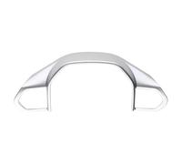 Zierleisten Für Peugeot 3008 GT 4008 5008 ABS Auto Lenkrad Taste Panel Aufkleber Dekorative Rahmen Abdeckung(Silber)