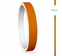 Zierstreifen 15mm 10 Meter Reflektierend Orange Glänzend Glanz Auto Boot WoMo
