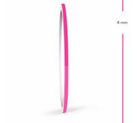 Zierstreifen 4mm 10 Meter Neon Pink Fluoreszierend Glänzend Glanz Auto Boot WoMo