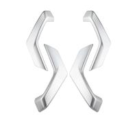 Zierstreifen Auto Autotür Armlehne Panel Abdeckung Aufkleber Für VW Für Troc Für T-roc 2018-2023 Türgriff Trim Zubehör(Silber)