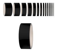 Zierstreifen Matt Schwarz 90mm Auto Stoßstange Dachreling Kühler Grill Folie