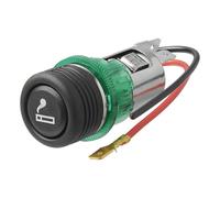 Einbau-Steckdose Ø27mm 12-24V Tiefe 51,5 mm Zigarettenanzünder KFZ Stecker