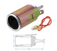 Zigarettenanzünder Einbau Steckdose 12V / 24V universal KFZ Stecker Buchse Kabel