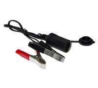 Zigarettenanzünder inkl. Klemmen Batterie KFZ Boot Einbau Steckdose 12V Kabel